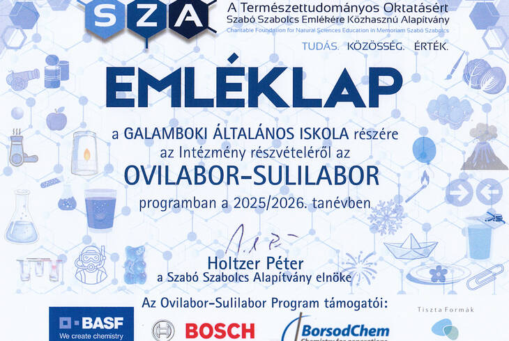 Sulilabor eml�klap